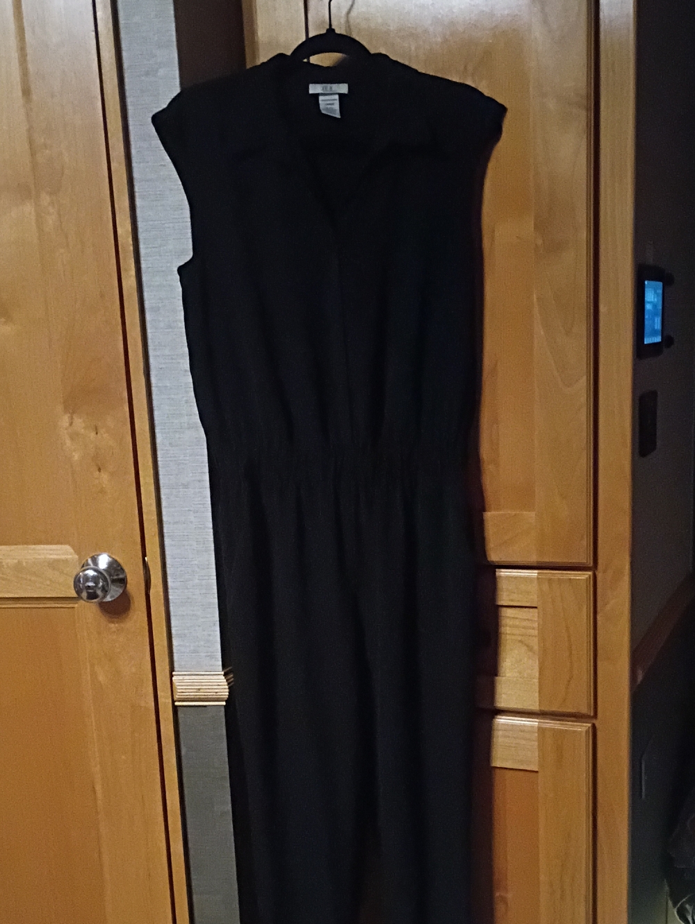 Joe Benbasset Sleeveless Black Midi Dress